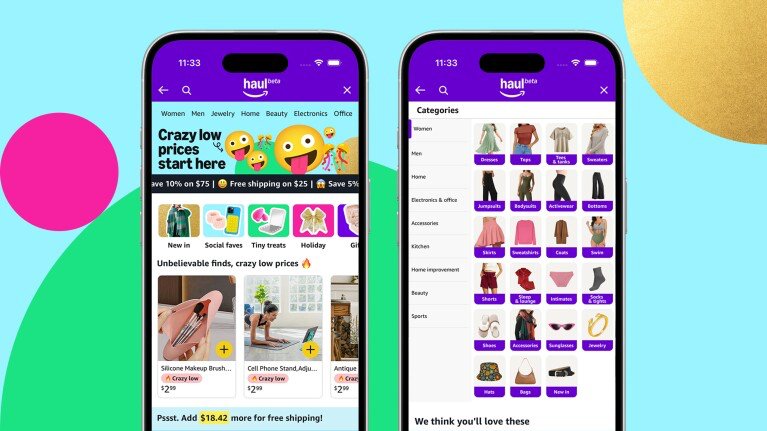 Amazon launches ‘Haul,’ its under-$20 storefront to rival Temu and Shein – What’s Hot Online Right Now