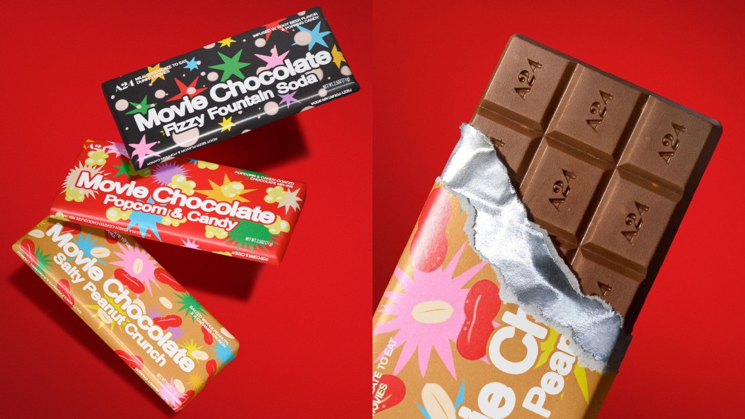 A24 debuts ‘Movie Chocolate’ bars inspired by classic cinema snacks – Films & Podcasts