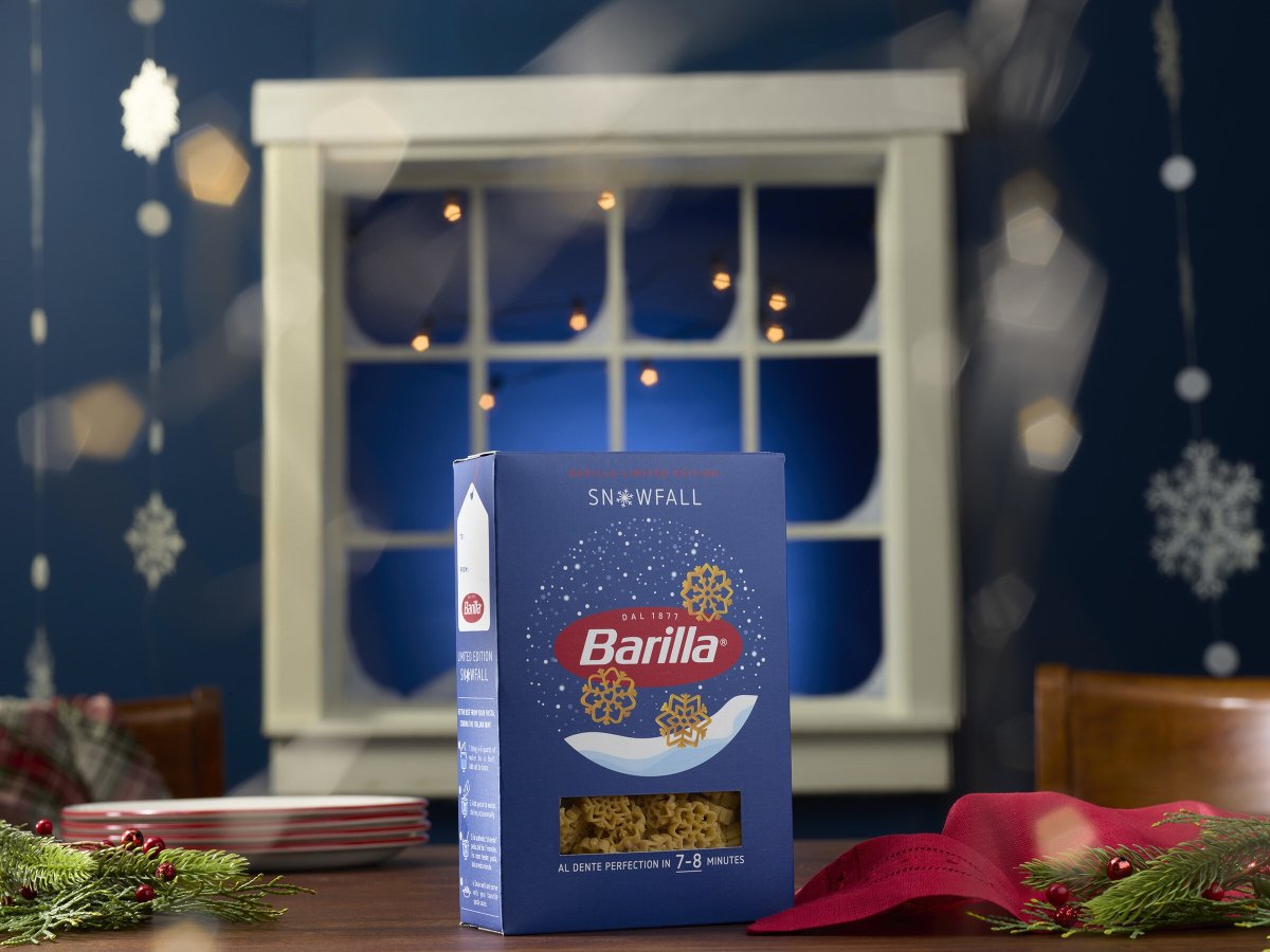 Barilla rolls out festive ‘Snowfall’ pasta with 3 assorted snowflake shapes – What Caught Your Eye