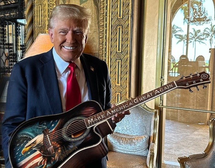 Trump Guitars struck with cease-and-desist from Gibson over lookalike guitar designs – What Caught Your Eye