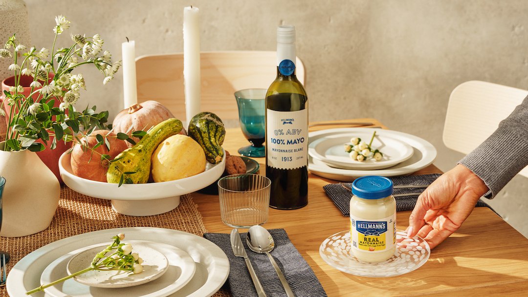 Hellmann’s launches ‘Mayonnaise Blanc’—0% ABV wine bottles filled with the condiment – Ad Campaigns