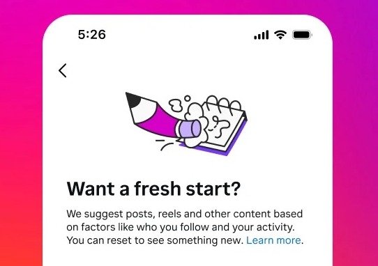 Instagram will let you restart your algorithm with new forget-everything feature it’s testing – Websites & Apps