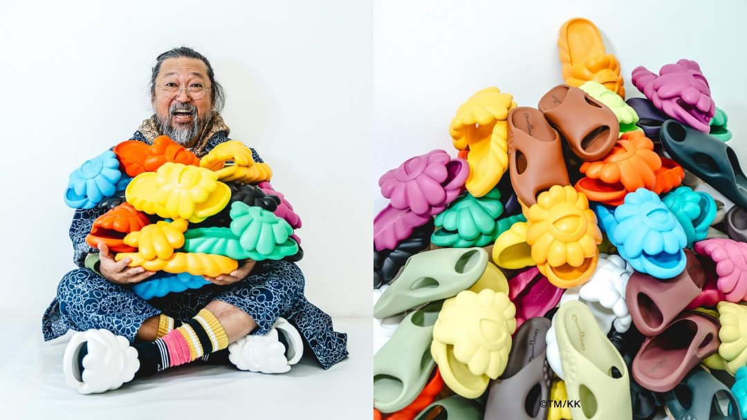 Takashi Murakami debuts footwear brand whimsically based on his flower art – Fashion