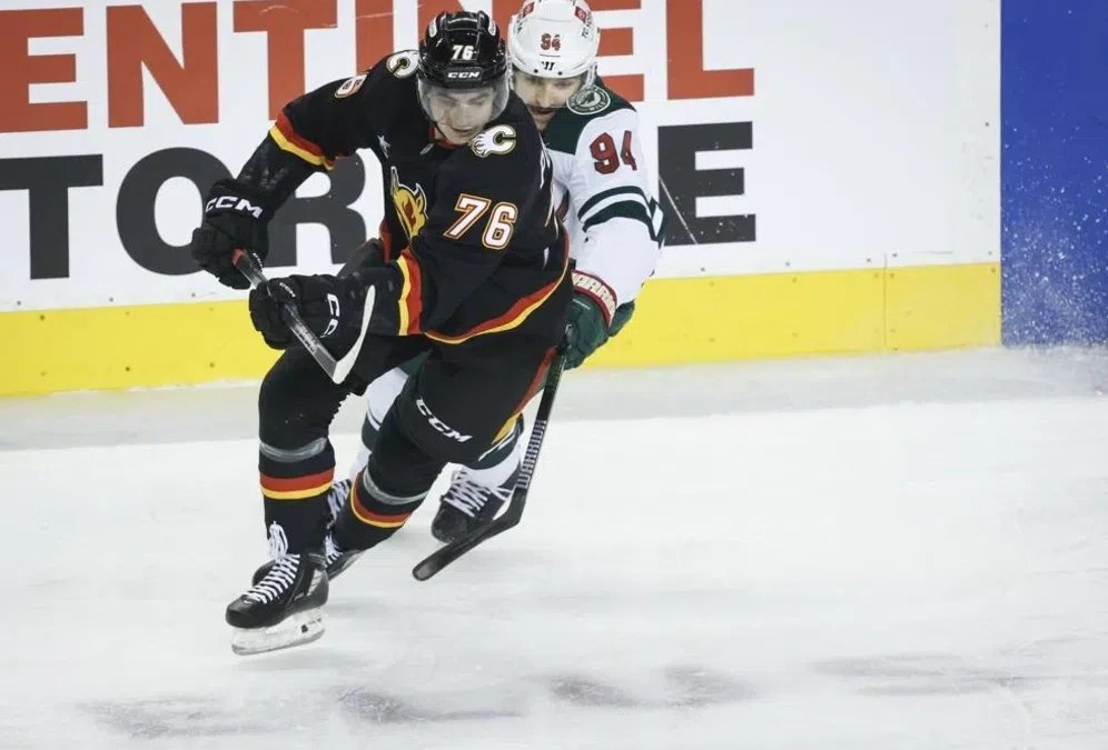 Andersson scores shootout winner, Flames hold off late Wild comeback in 4-3 win