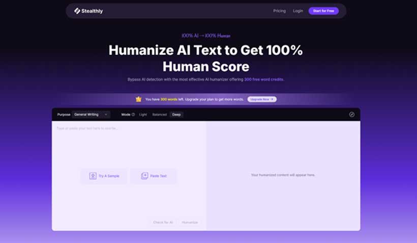 Stealthly Review: Best Free AI Humanizer of 2024