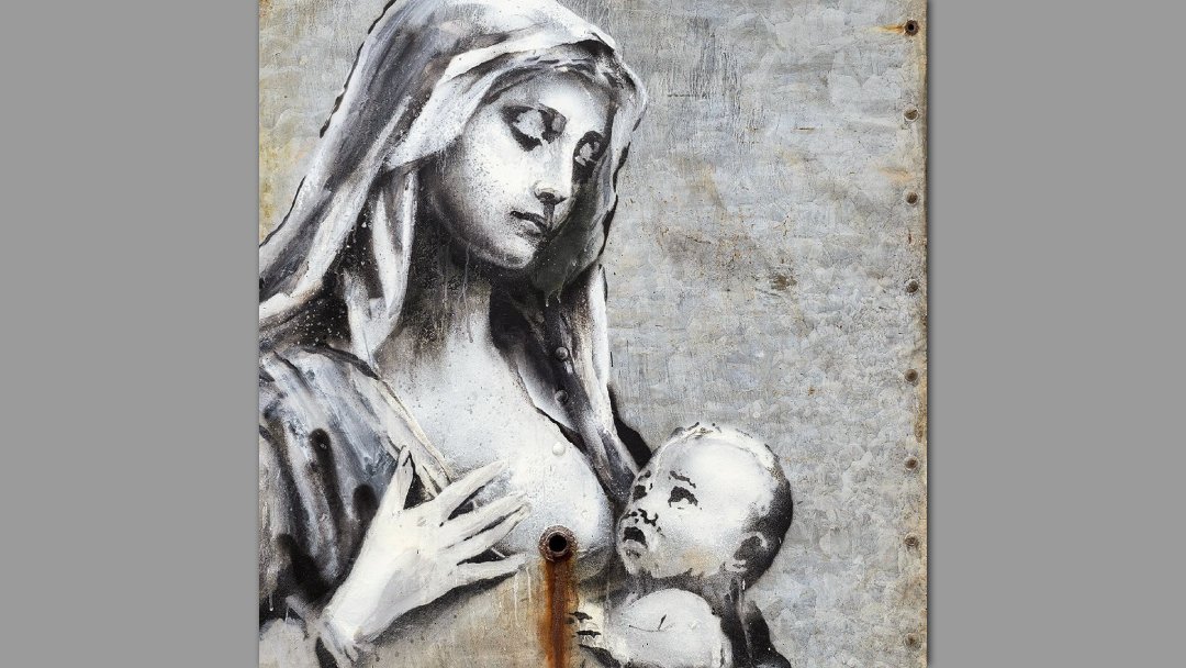 Banksy depicts the Madonna and child in mysterious, poignant new artwork – What’s Hot Online Right Now