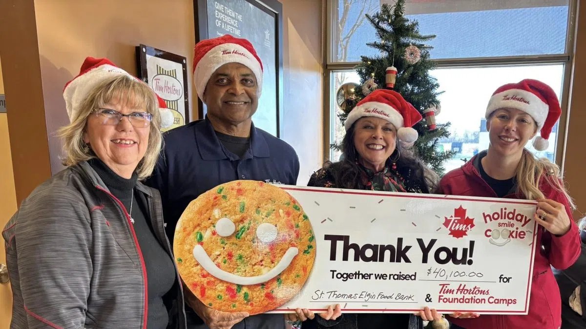 Community Spotlight: St. Thomas Elgin Food Bank is ‘All Smiles’ following Tim Hortons Holiday Campaign