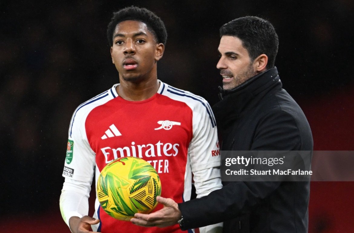 Lewis-Skelly and Nwaneri feature as Arsenal beat Crystal Palace in Carabao Cup