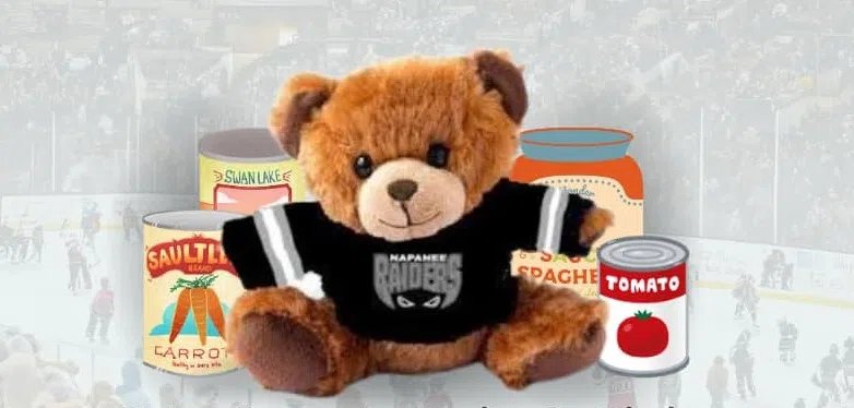 Community Spotlight: Napanee Raiders hosting annual Teddy Bear Toss in support of the Morningstar Mission